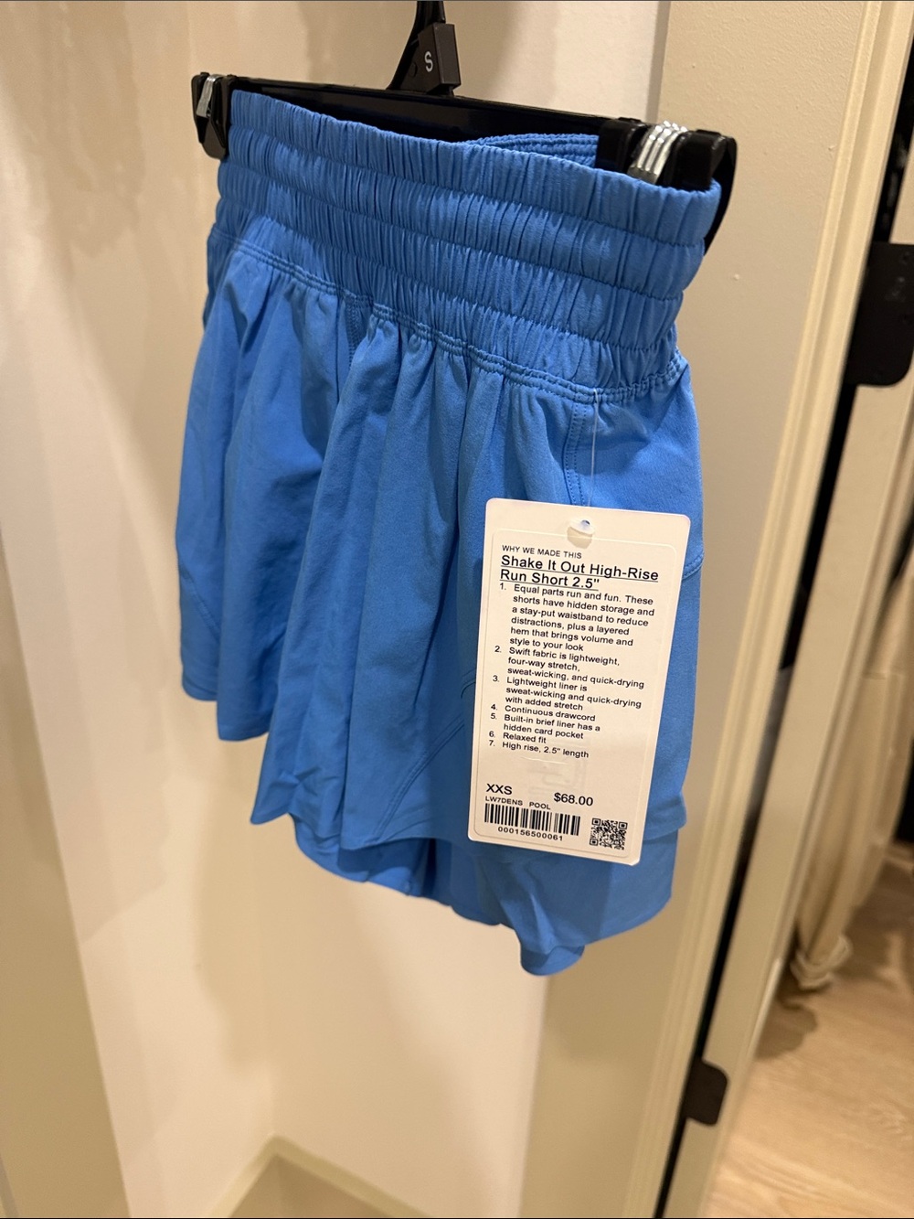 lululemon athletica Shake It Out High-Rise Run Short - Bright Blue